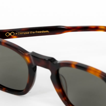Times Tortoise Green  - TheighT Sunglasses VIP