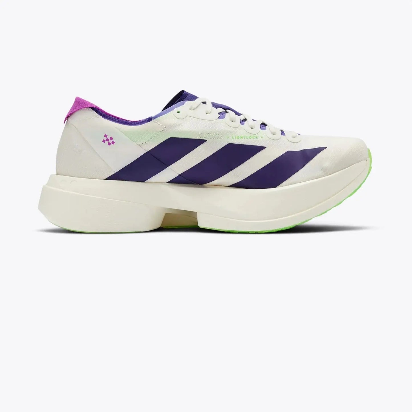 Adidas Adizero Adios Pro 4 White Purple Lime