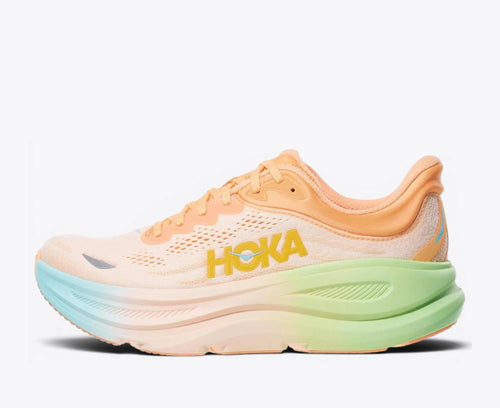 Hoka Bondi 9 Frost Pale Tangerine